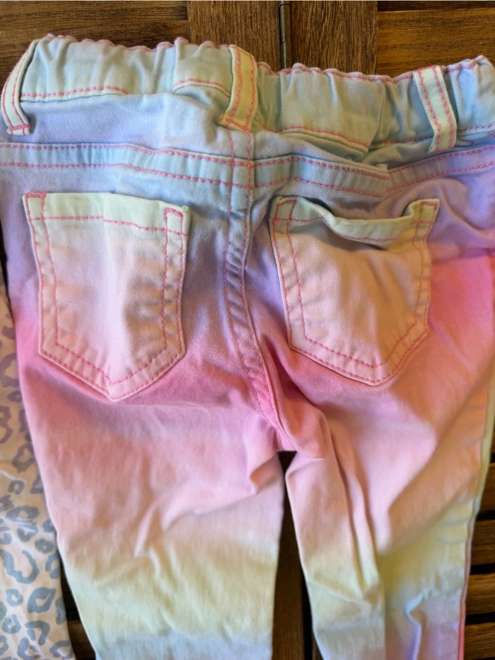The Children's Place 18-24 Months Girls Jeggings Bundle Ombré Cheetah & Pastel